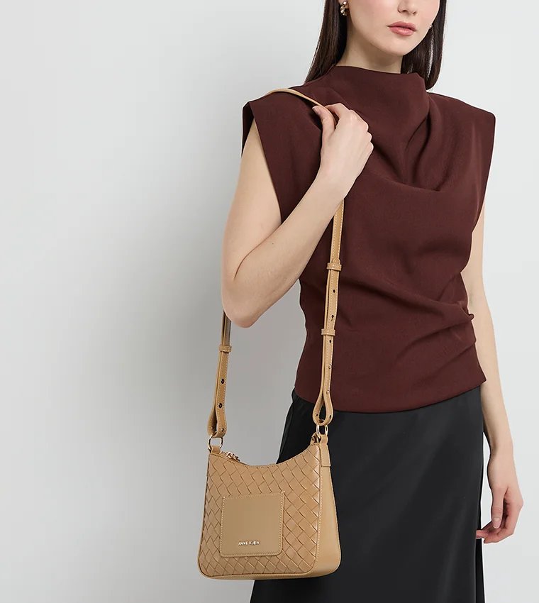 ANNE KLEIN Anne Klein Basket Weave Crossbody Bag